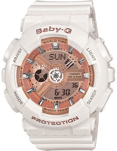 Casio Baby-G White Ladies Watch BA110-7A1CR