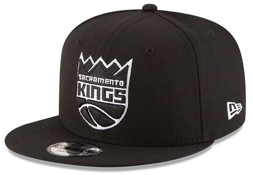 New Era Sacramento Kings Basic 9FIFTY Snapback Cap - Black - One Size Fits All 70353723