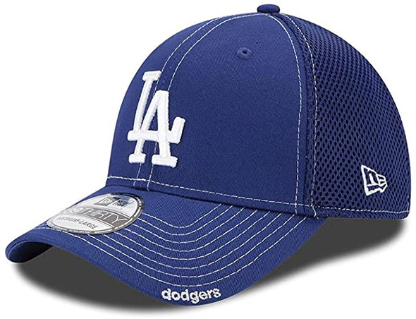 New Era MLB Los Angeles Dodgers Neo Fitted Baseball Cap - Royal - Medium/Large 10059487-ML