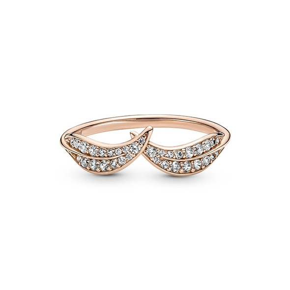 Pandora Sparkling Leaves Ring 189533C01-56