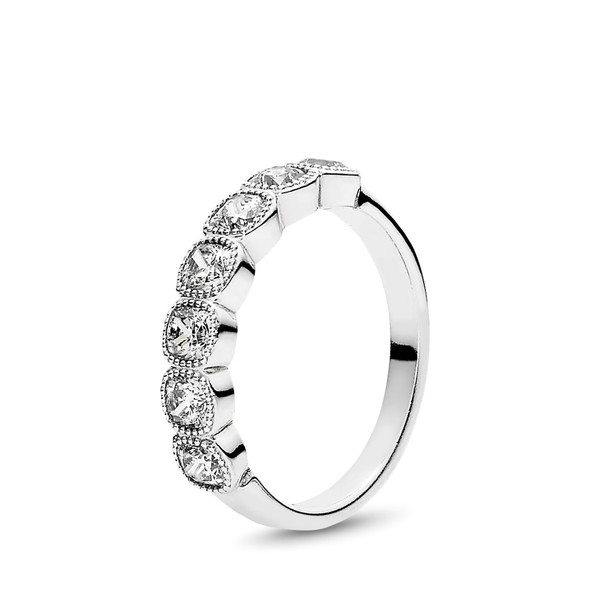 Pandora Alluring Cushion Ring Clear CZ 191019CZ-48