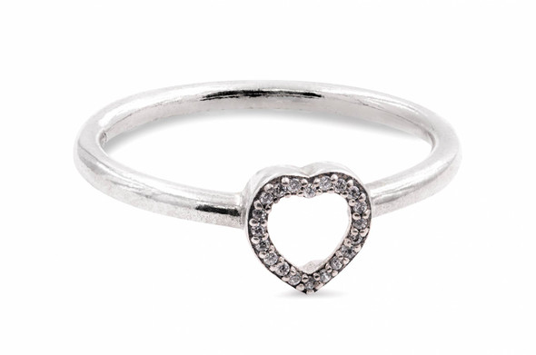 PANDORA Puzzle Heart Frame 196549CZ-60