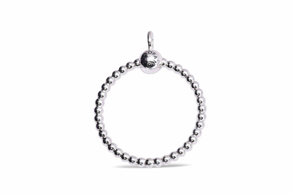 Pandora Moments Medium Beaded O Pendant 399106C00