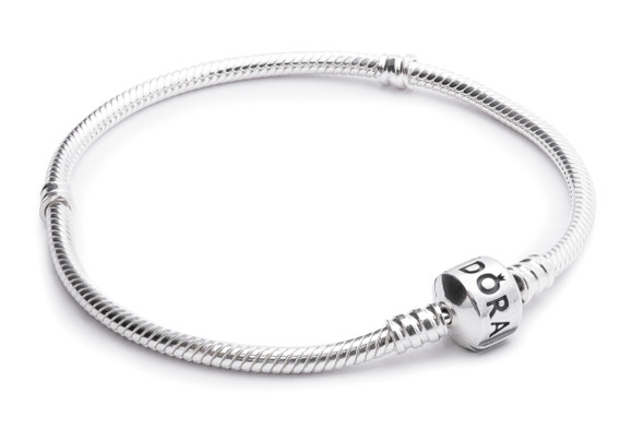 Classic Sterling Silver Bracelet w/ Barrel Clasp