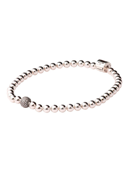 PANDORA Beads & Pave Bracelet - Size: 17 598342CZ-17