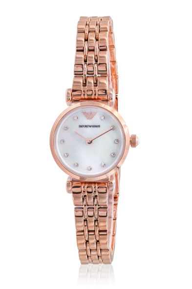未使用　エンポリオアルマーニ　腕時計 AR11356 レディース　正規品　レザー Emporio Armani Rose Gold-Tone Leather Ladies Watch AR11356