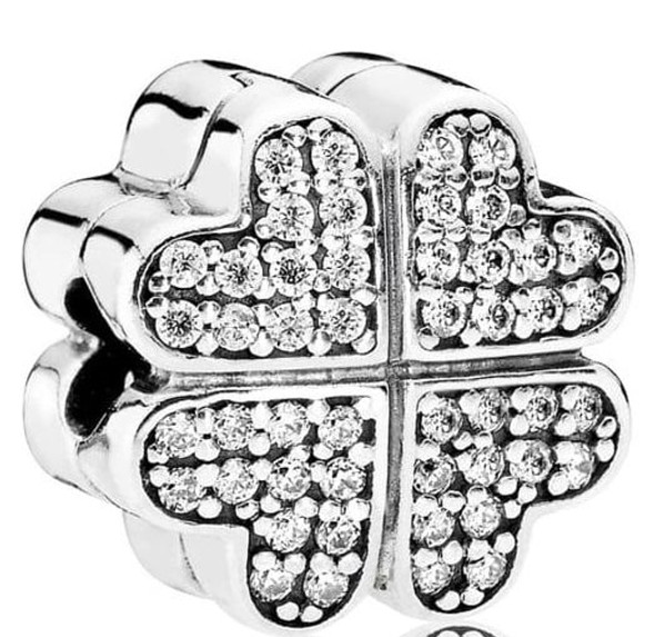 PANDORA Petals of Love - Clear CZ Charm - 791805CZ