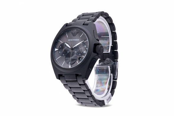 Emporio Armani Black Stainless Steel Mens Watch AR11398 - Jacob