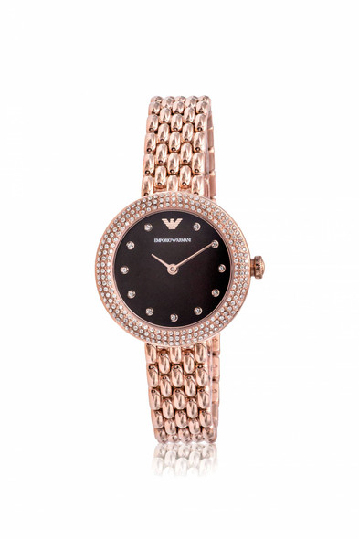 Emporio Armani Rose Gold-Tone Ladies Watch AR11415 - Jacob Time Inc