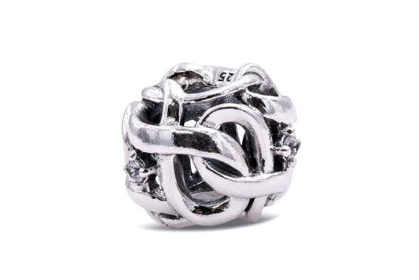 Pandora - Openwork Woven Infinity Charm - 798824C01 Pandora - Openwork Woven Infinity Charm - 798824C01