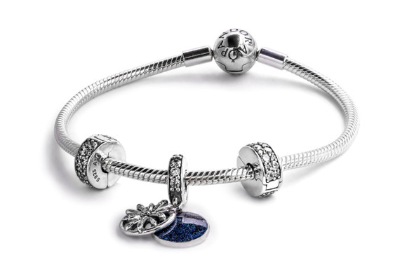 PANDORA Beads & Pave Bracelet - Size: 17 598342CZ-17 - Jacob PANDORA Beads & Pave Bracelet - Size: 17 598342CZ-17 - Jacob