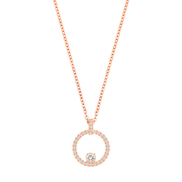 Swarovski Creativity Circle Pendant - Rose Gold-Tone 5228760