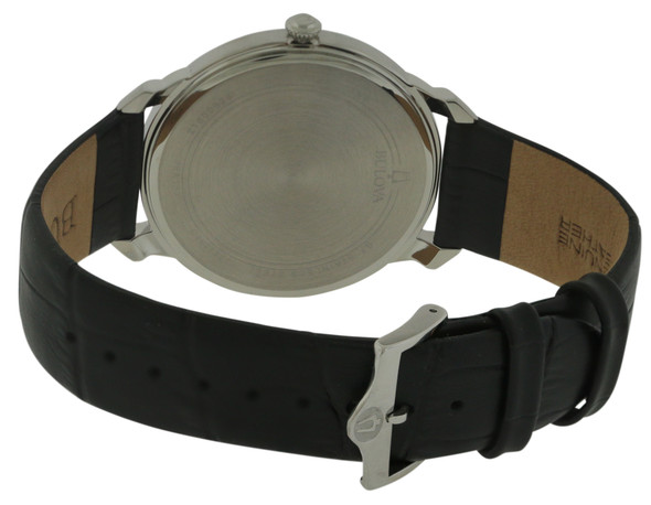 Bulova Leather Mens Watch 96A133