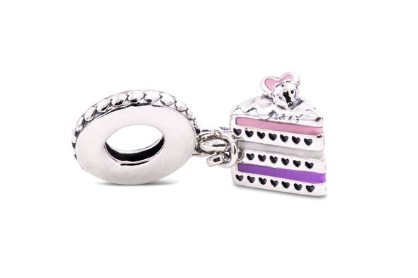 PANDORA Celebration Cake Dangle Charm - 797258ENMX PANDORA Celebration Cake Dangle Charm - 797258ENMX
