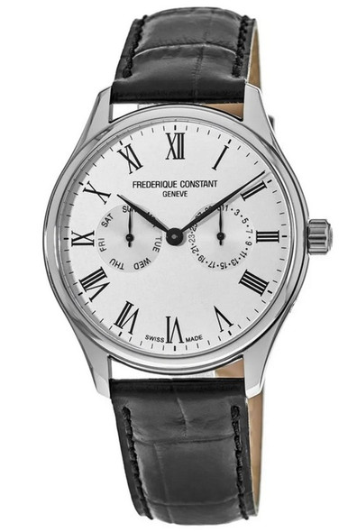 Frederique Constant Classics Leather Mens Watch FC-259BR5B6