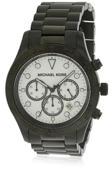 Michael Kors Layton Black Stainless Steel Chronograph Ladies Watch MK6083