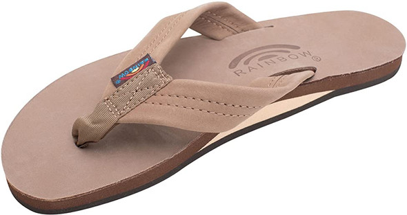 Rainbow Womens Single Layer Premier Leather with Arch Support Sandals1