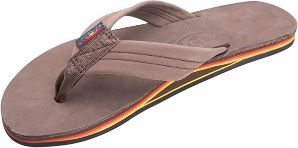 Rainbow Mens Single Layer Premier Leather with Arch Support Sandals7