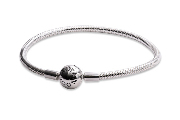 Pandora Smooth Silver Clasp Bracelet - 590728-16