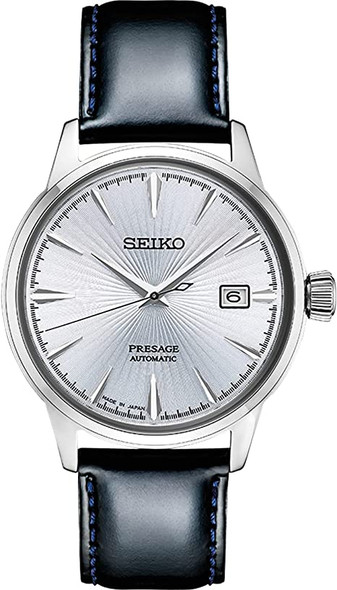 Seiko PRESAGE Automatic Leather Mens Watch SRPB43