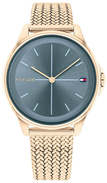 Tommy Hilfiger Gold-Tone Mesh Ladies Watch 1782356