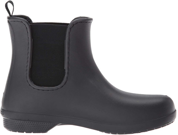 Crocs Womens Freesail Chelsea Ankle Rain Boots - Black - W4 204630-060-4W