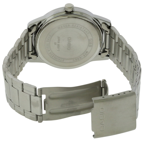 Casio Stainless Steel Mens Watch MTPV001D-1B