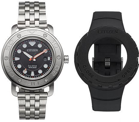 Citizen Eco-Drive DIY Dual Bracelet Mens Watch AW1530-65E - Jacob