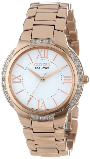 Citizen Eco-Drive Ciena Rose Gold-Tone Ladies Watch EM0093-59A CP-EM0093-59A