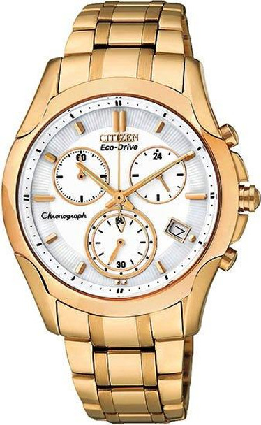 Citizen Eco-Drive Rose Gold Chronograph Ladies Watch FB1153-59A CP-FB1153-59A