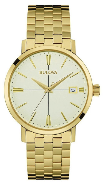 Bulova Classic Gold-Tone Mens Watch 97B152