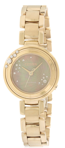 Citizen Eco-Drive L Carina Rose Gold-Tone Ladies Watch EM0463-51Y