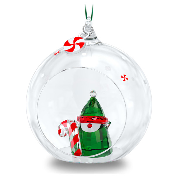 Swarovski Holiday Cheers Santas Elf Ball Ornament 5596383