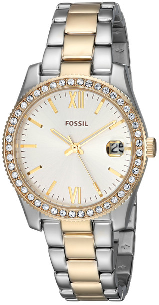 Fossil Scarlette Stainless Steel Ladies Watch ES4319 - Jacob Time Inc