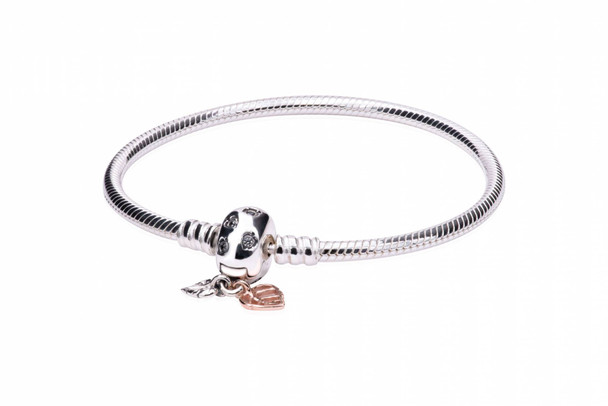 PANDORA Pandora Moments Leaves & Snake Chain Bracelet Size