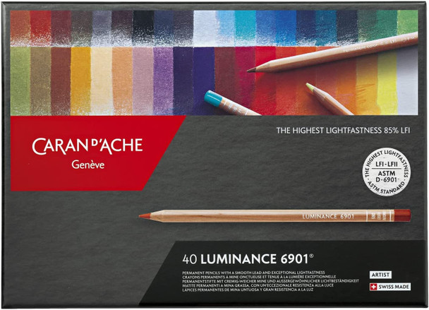 Caran DAche Luminance Colored Pencil Set of 40 6901.740