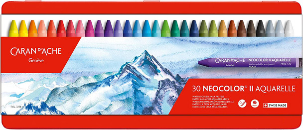 Caran DAche Classic Neocolor II Water-Soluble Pastels - 30 Colors 7500.330