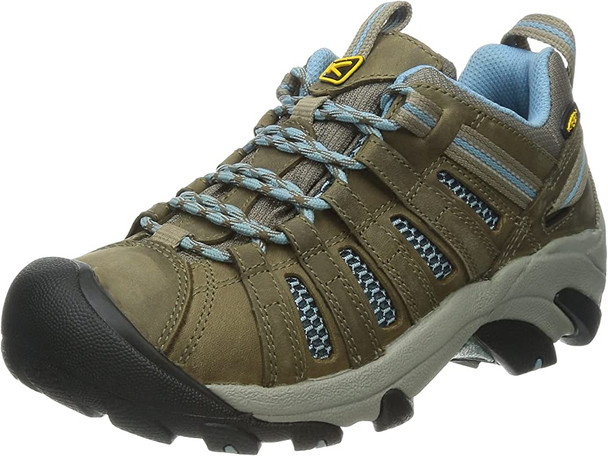 KEEN Womens Voyageur Hiking Shoe - Brindle/Alaskan Blue