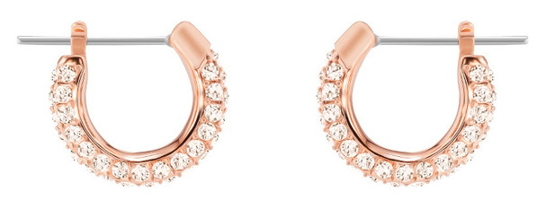 Swarovski Stone Pierced Hoop Earrings - 5446008