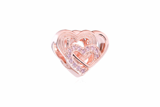 Pandora  Intertwined Love Hearts Charm 789529C01