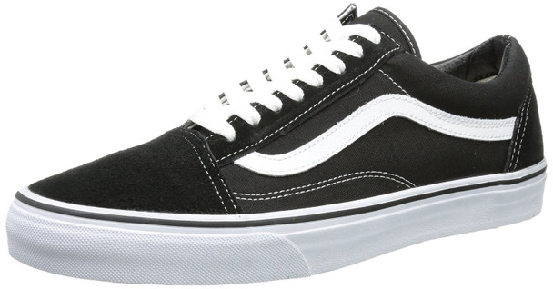 Vans Unisex Old Skool Skate Shoe - Black / White - Mens - 6 - Womens - 7.5 VD3HY28-060