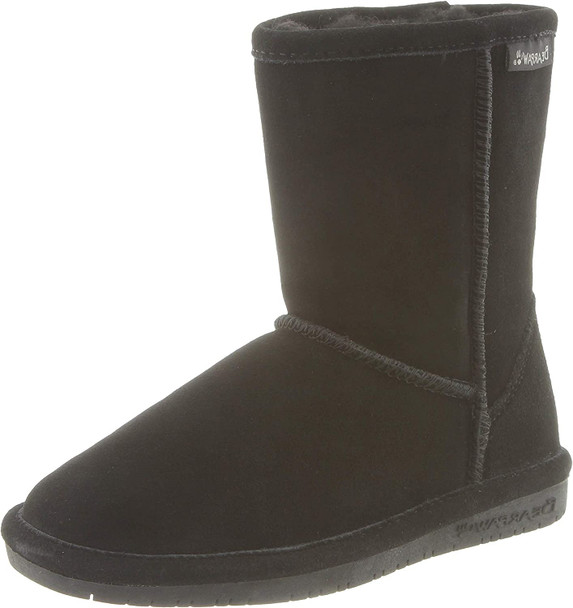 BEARPAW Girls Emma Short Suede Boots