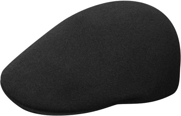 Kangol Seamless Wool 507 Felt Hat for Men and Women - Black/Gold