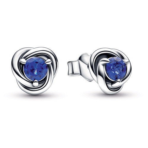 Pandora September Birthstone Eternity Circle Stud Earrings 292334C07