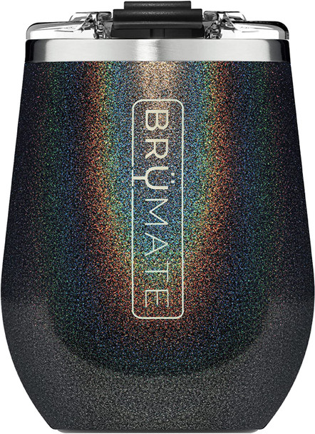 Brumate Uncorkd XL 14oz Wine Tumbler - Glitter Charcoal UC14GCH