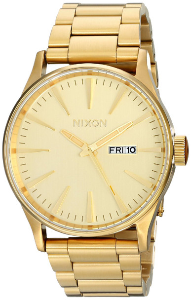 Nixon The Sentry SS Gold-Tone Mens Watch A356502