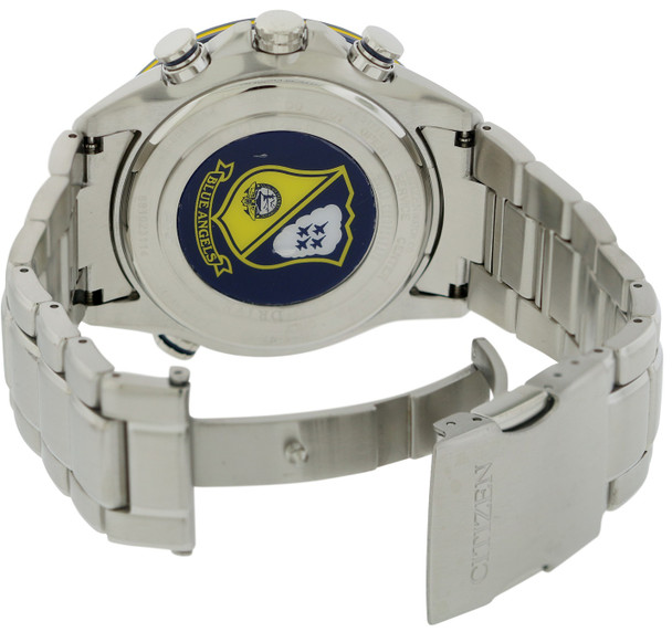 Citizen Eco-Drive Blue Angels Chronograph Atomic Mens Watch AT8020-54L