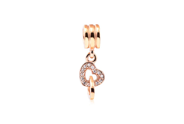 Pandora Interlocked Hearts Pendant Charm - 781242CZ