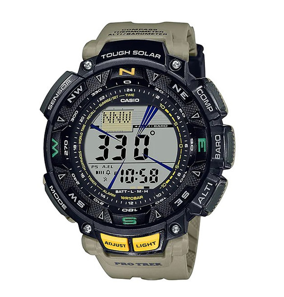 Casio Protrek Triple Sensor Solar Mens Watch PRG-240-5CR