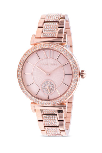 Michael Kors Mini Abbey Rose Gold-Tone Ladies Watch MK4617